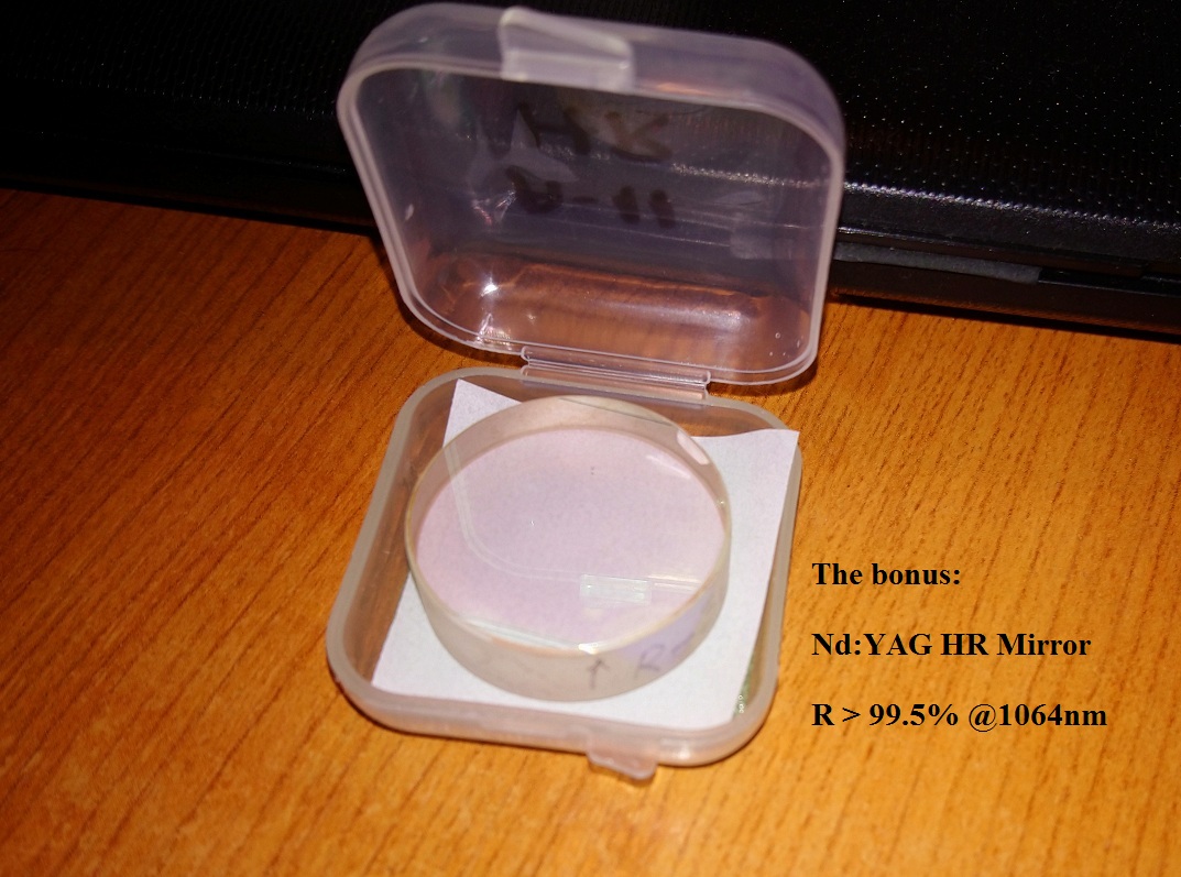 BONUS: Nd:YAG High Reflectivity Mirror